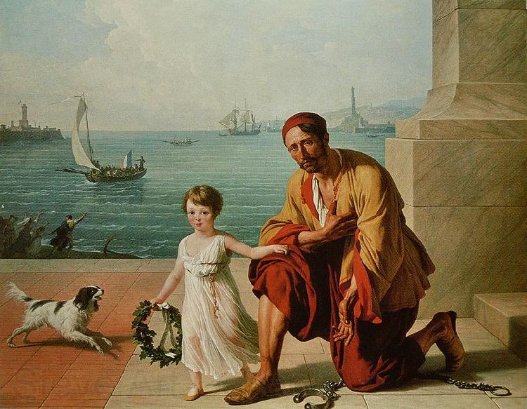 Francois-Andre Vincent Allegorie de la liberation des esclaves d Alger par Jerome Bonaparte Spain oil painting art